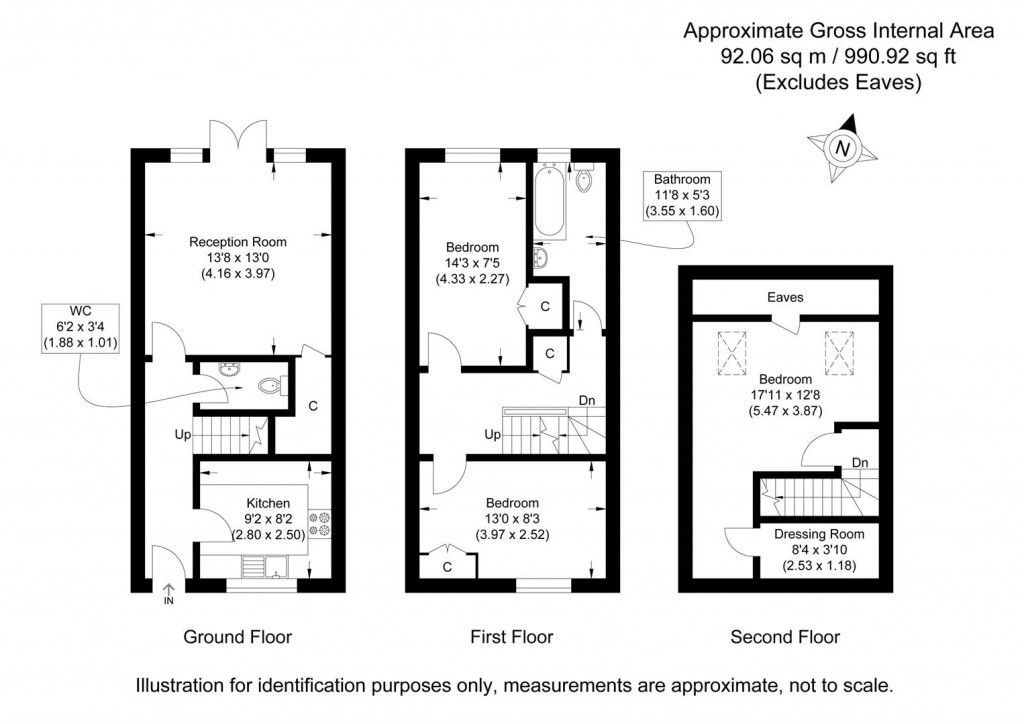 Floorplans For West Road, Saffron Walden