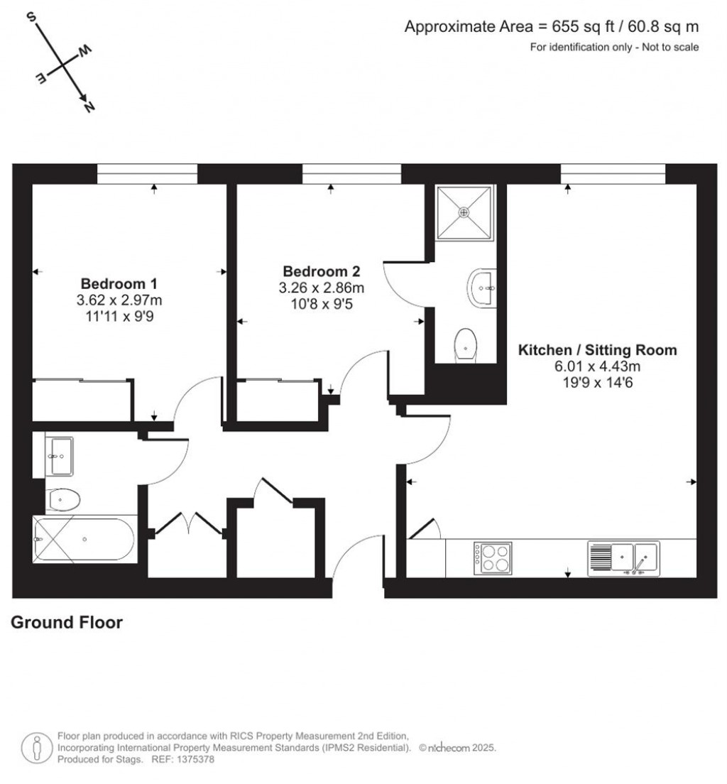 Floorplans For Trinity Court, Southernhay East, Exeter