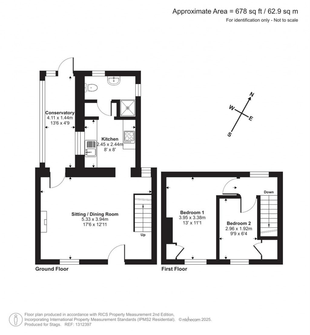Floorplans For Back Lane, Montacute