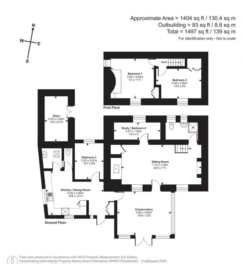 Floorplans For Trevegean, St. Just, Penzance