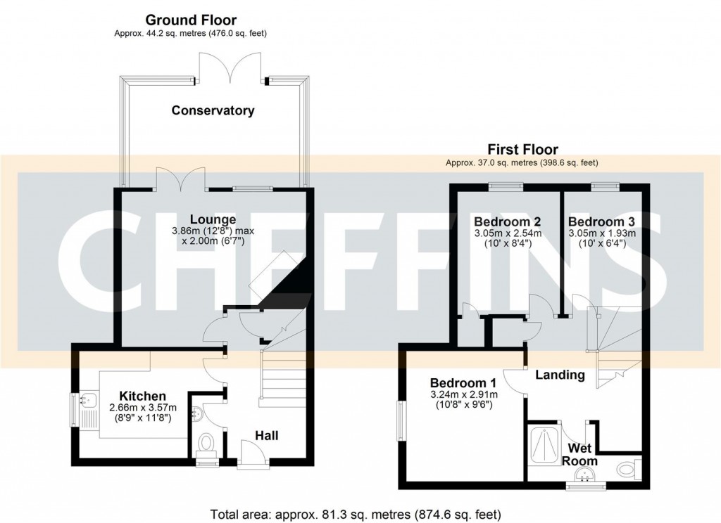 Floorplans For Shardlow Close, Haverhill