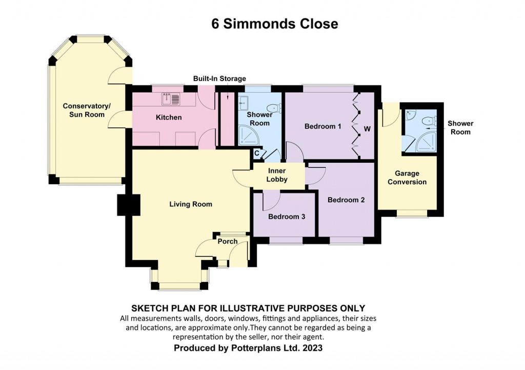Floorplans For Freshwater Bay, Isle of Wight