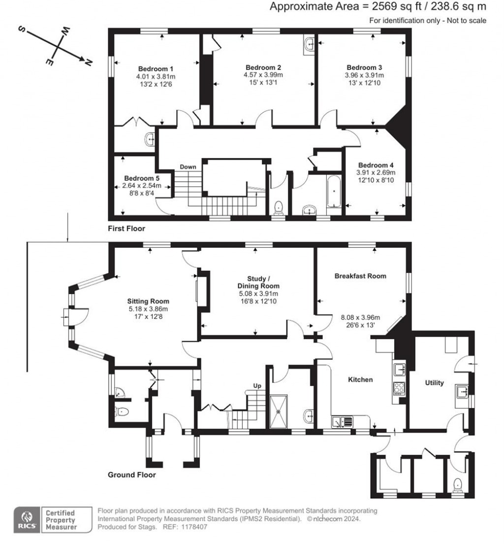 Floorplans For Mortehoe Station Road, Woolacombe