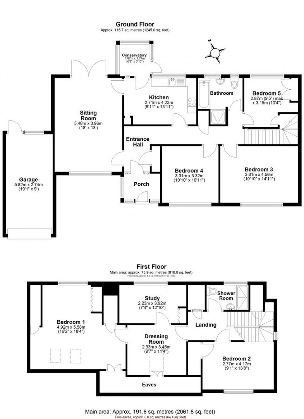 Floorplans For Seaway Lane, Torquay