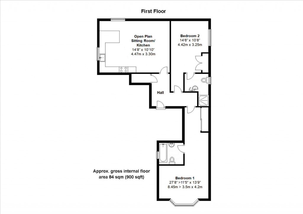 Floorplans For Borough Lane, Saffron Walden
