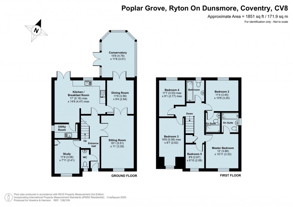 Floorplans For Poplar Grove, Ryton On Dunsmore, CV8