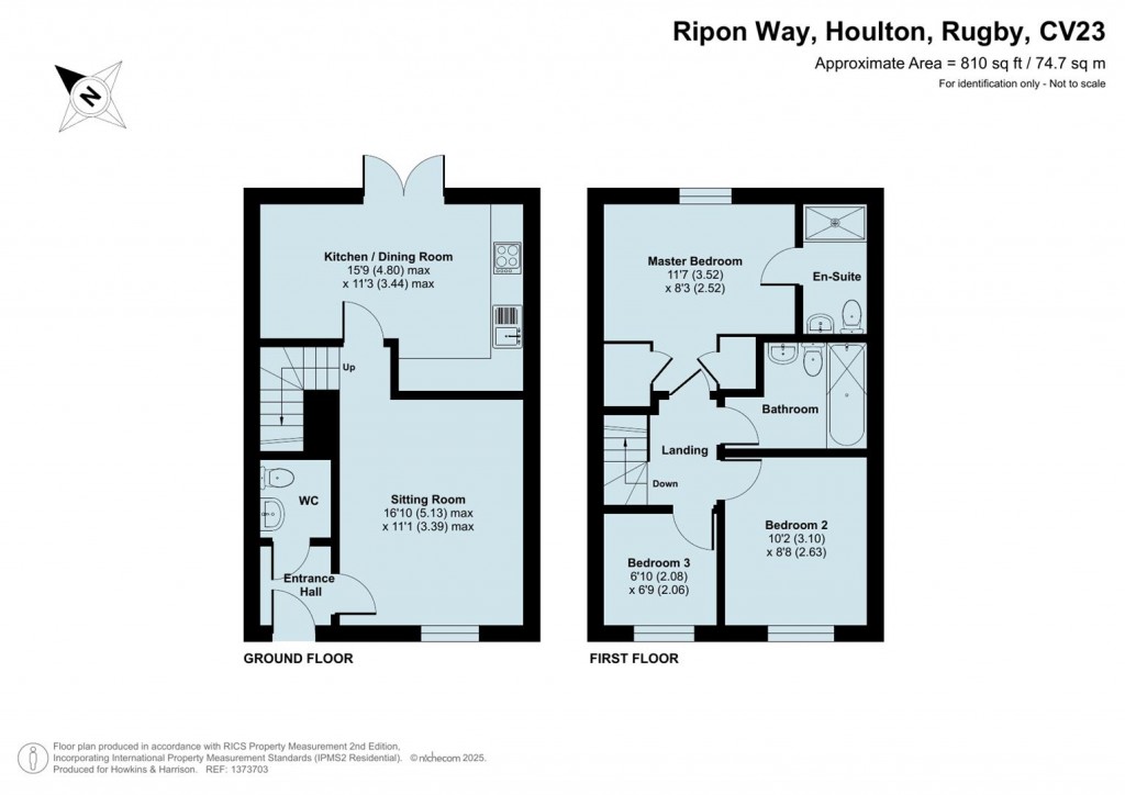Floorplans For Ripon Way, Houlton, CV23
