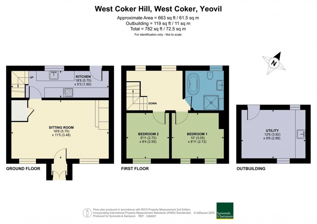 Floorplans For West Coker Hill, West Coker, Yeovil