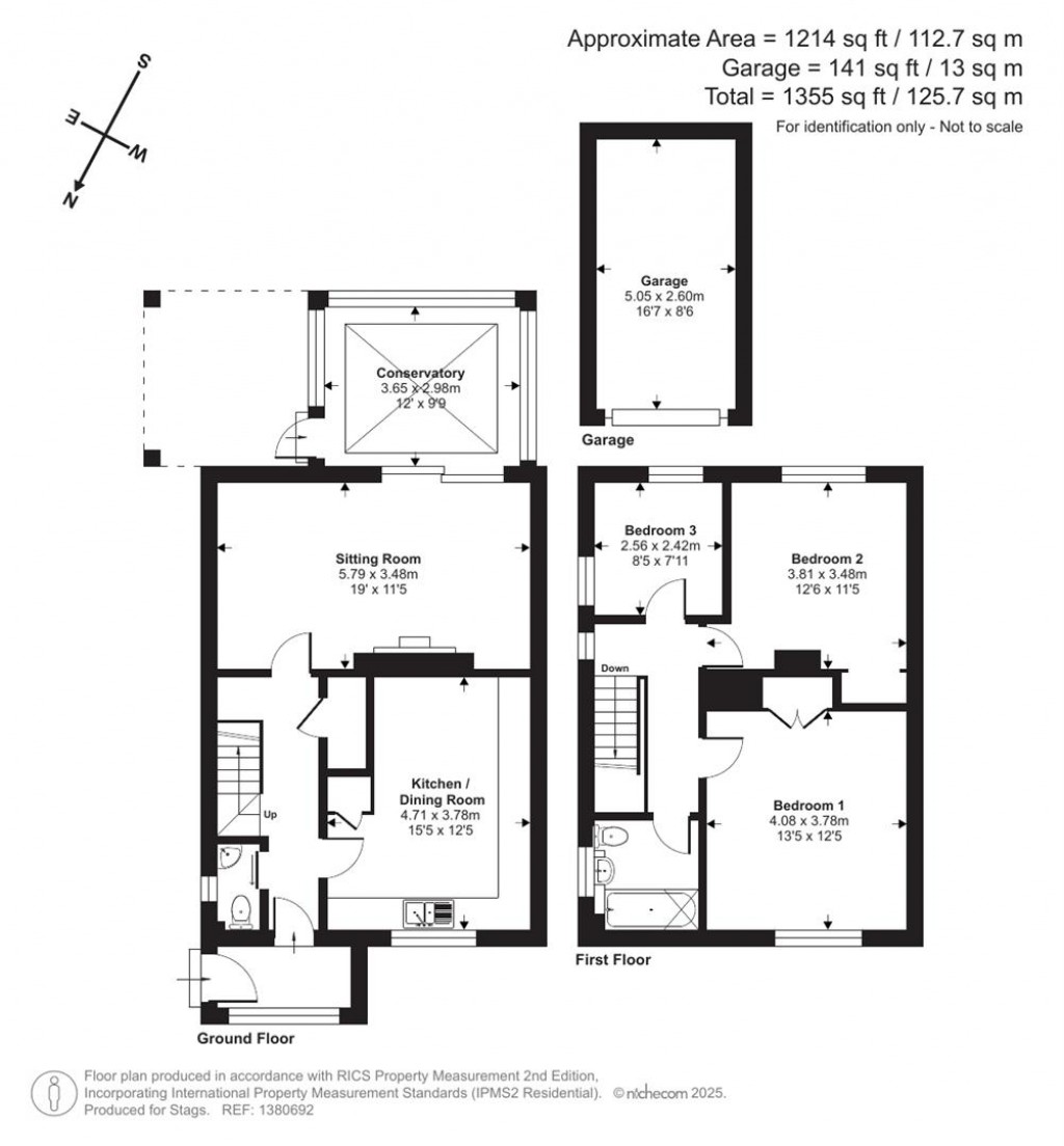 Floorplans For Highfield, Lapford, Crediton