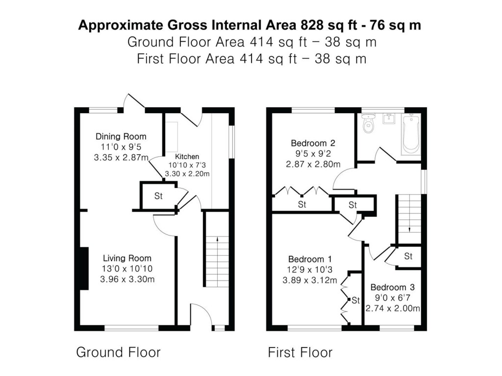 Floorplans For Cromwell Road, Saffron Walden