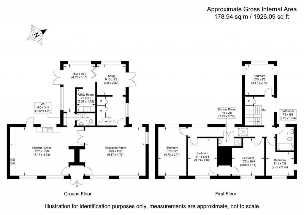 Floorplans For Kings Lane, Elmdon