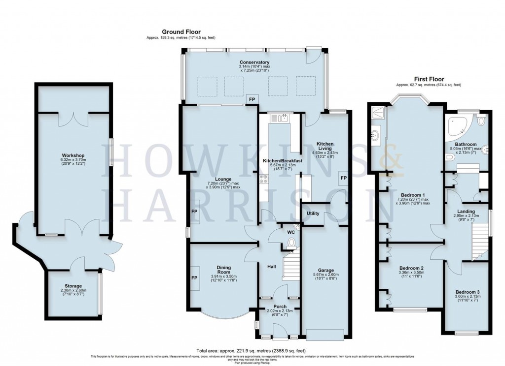 Floorplans For The Moor, Coleorton, LE67