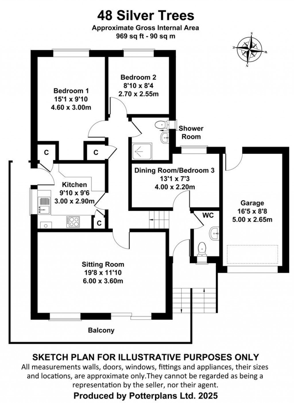 Floorplans For Shanklin, Isle of Wight