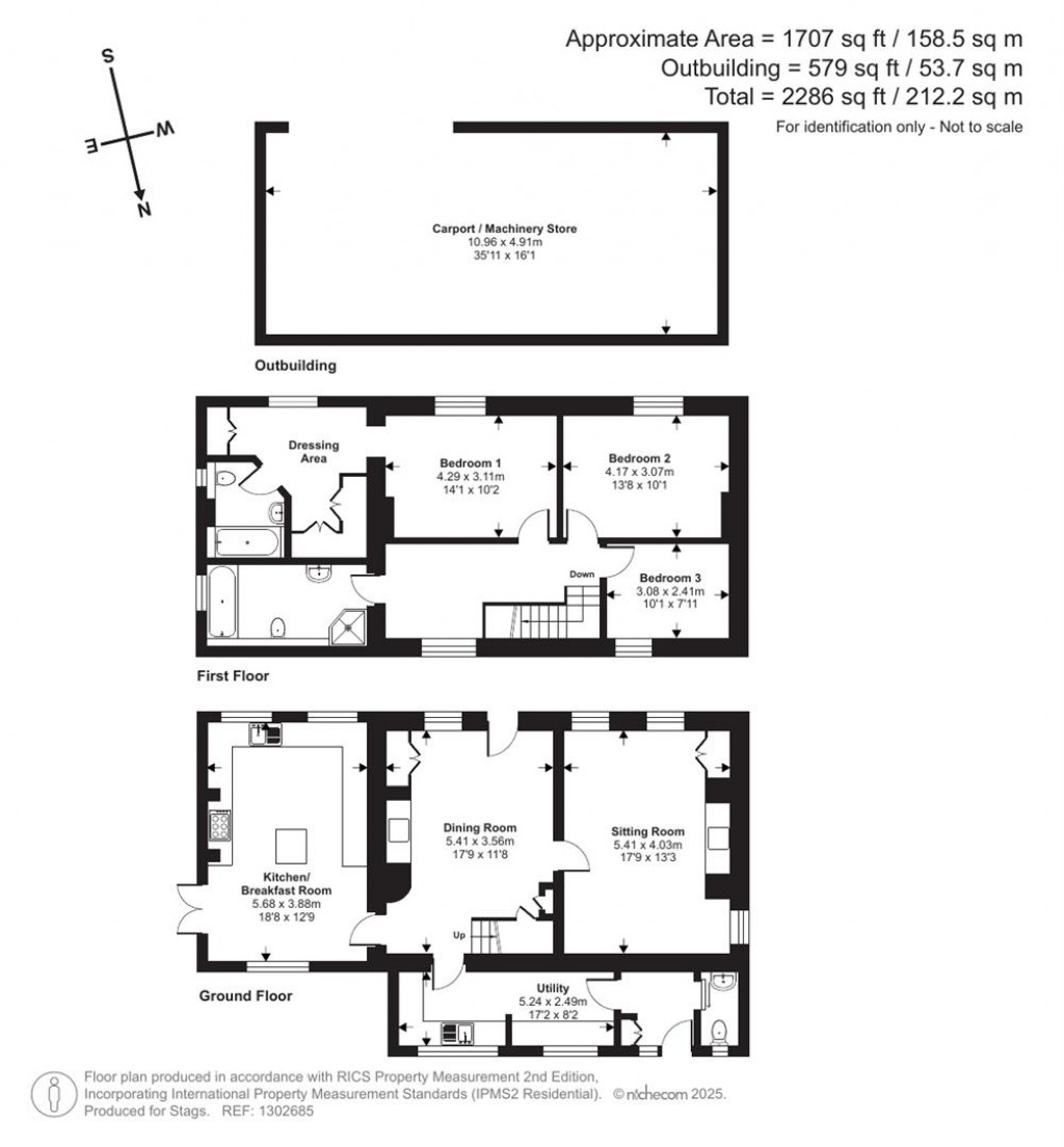 Floorplans For Lane End, Lamerton