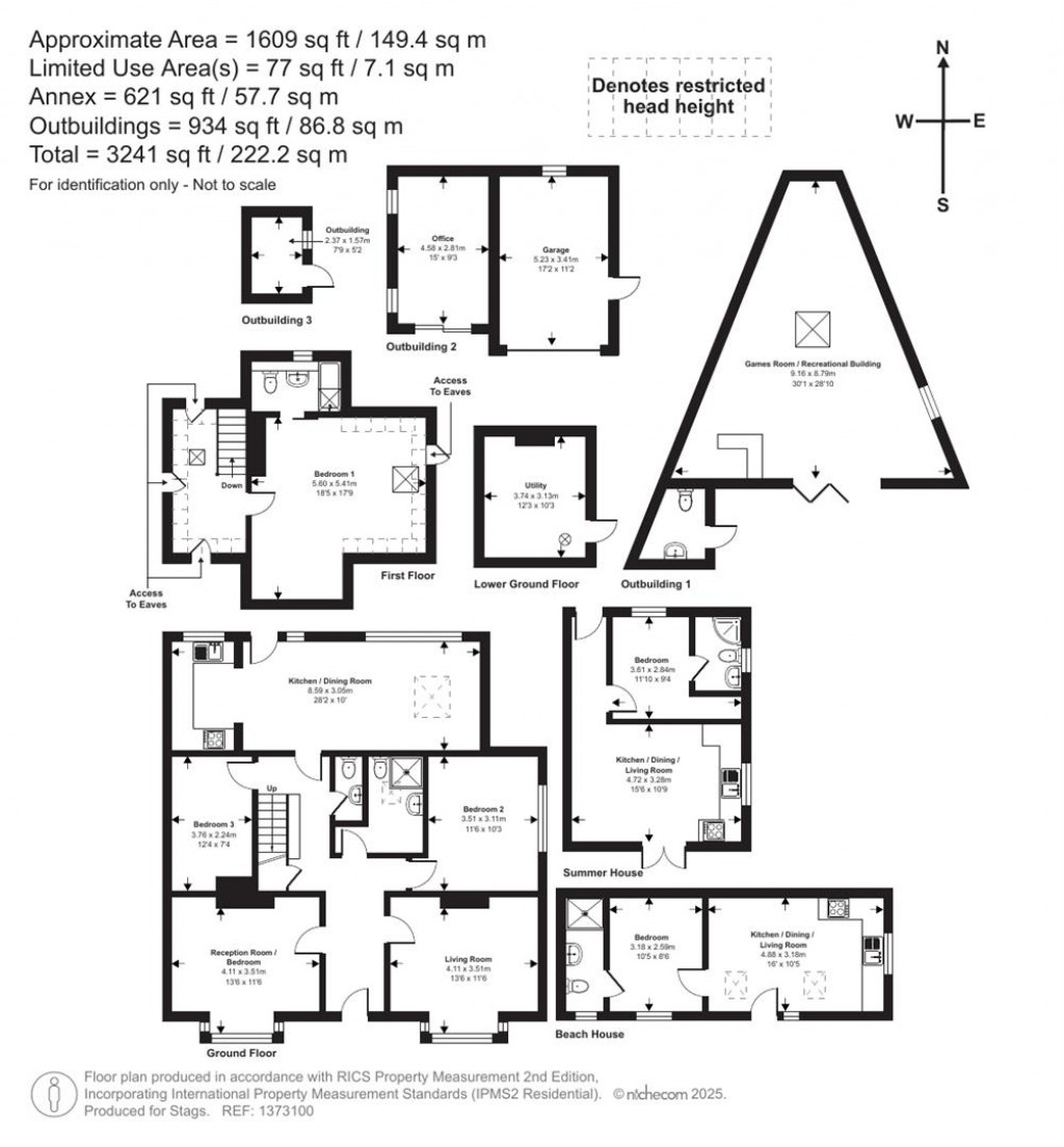 Floorplans For Higher Fraddon, St. Columb