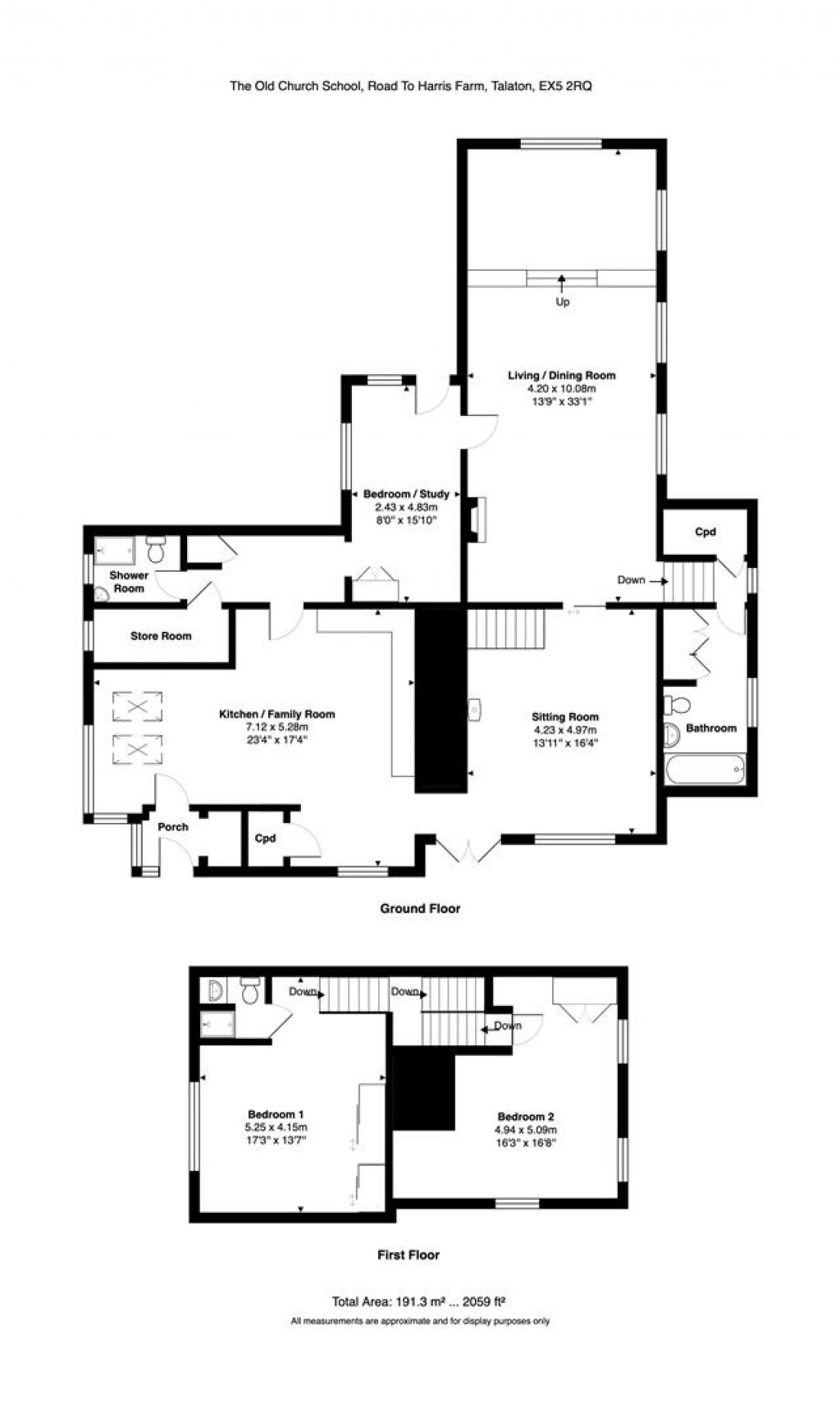 Floorplans For Talaton, Exeter