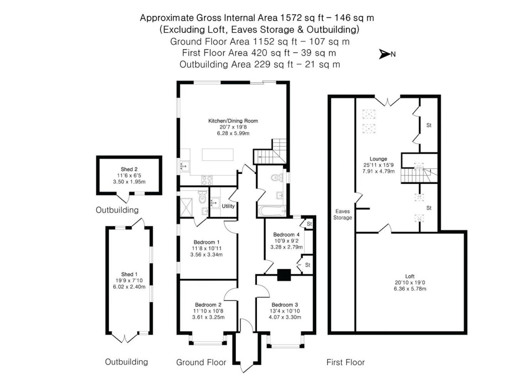 Floorplans For Pleasant Valley, Saffron Walden