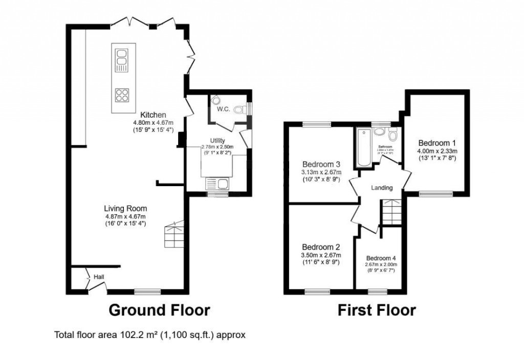 Floorplans For Church Field, Saffron Walden