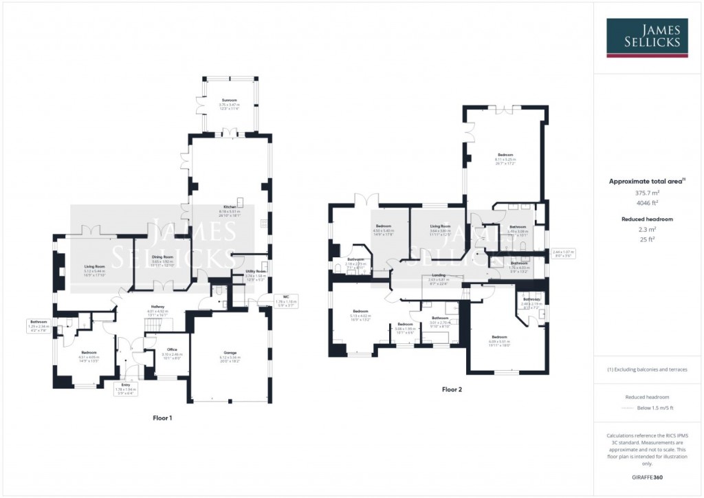 Floorplans For Willoughby House, Main Street, Willoughby Waterleys, Leicestershire