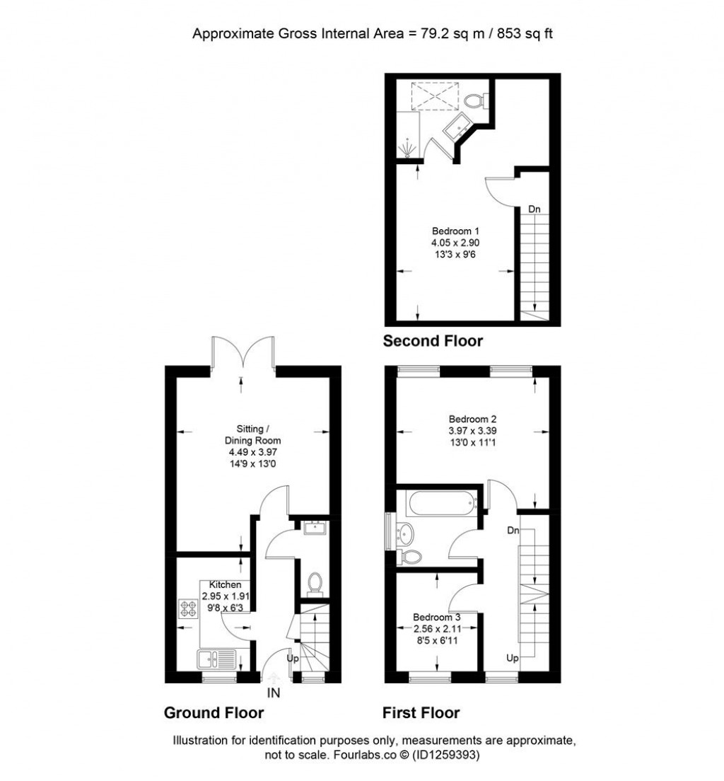 Floorplans For Plais Street, Taunton