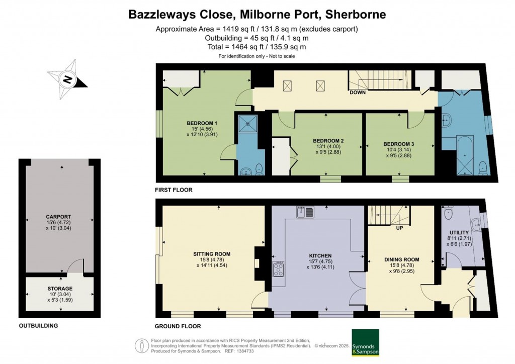 Floorplans For Bazzleways Close, Milborne Port, Sherborne