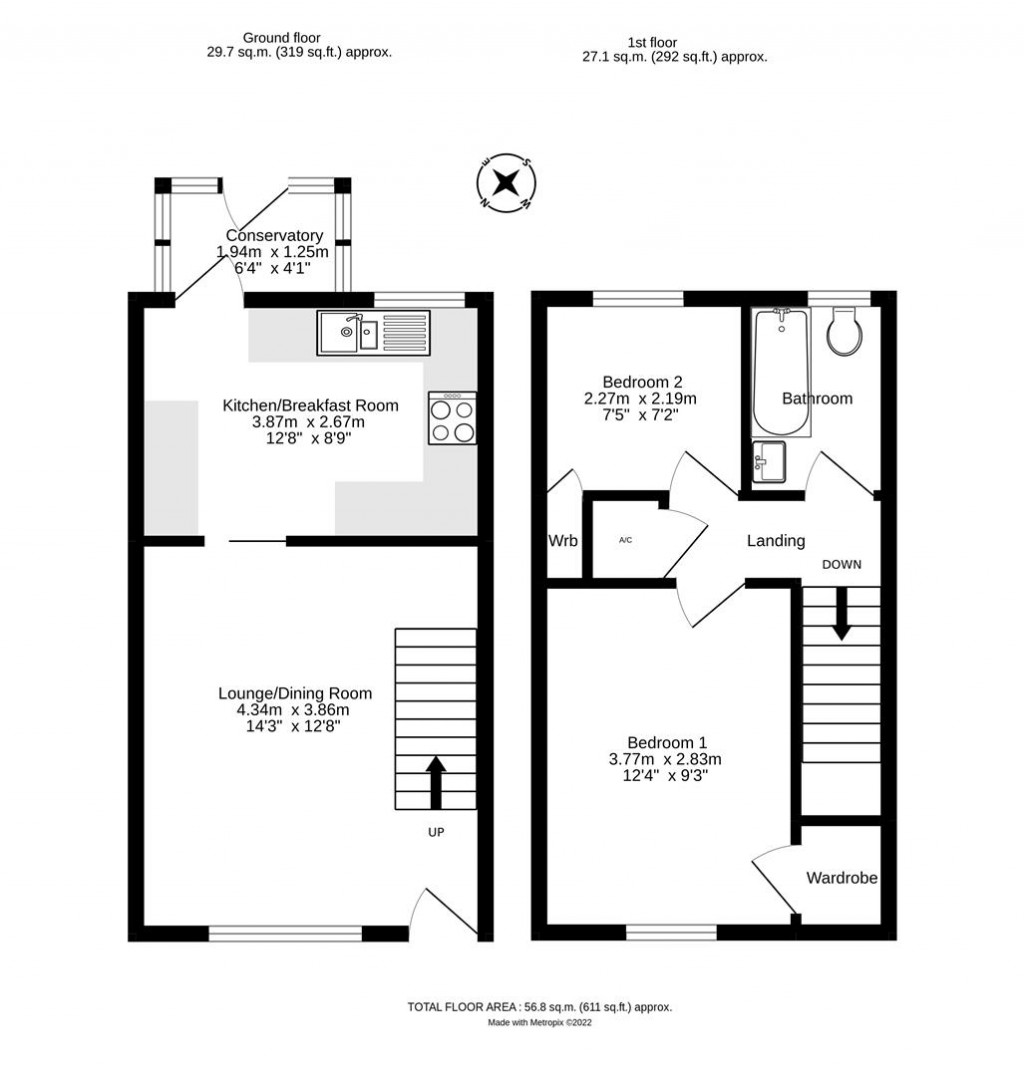 Floorplans For Webbers, Bishops Lydeard, Taunton