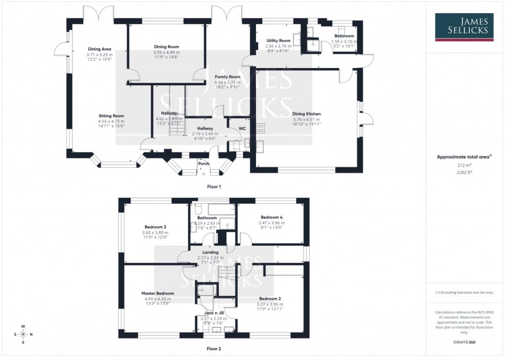 Floorplans For Higher Green, Great Glen, Leicestershire