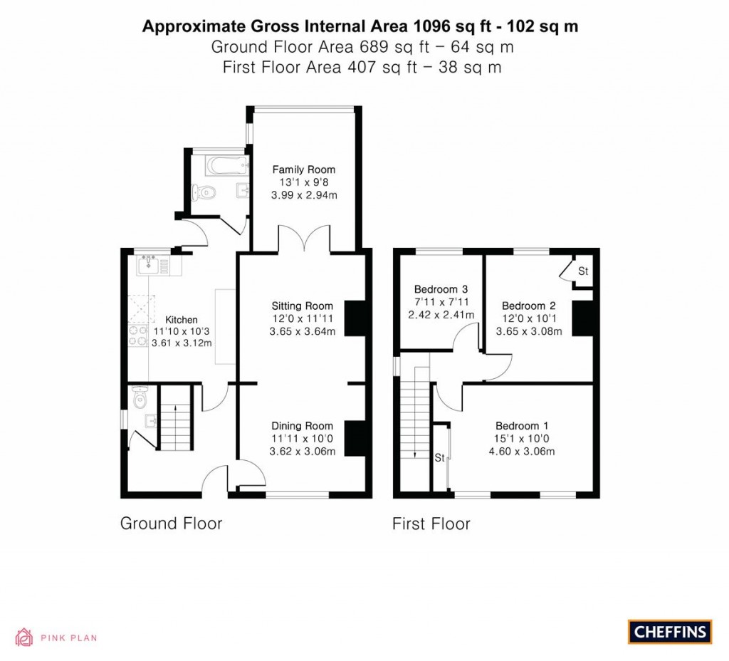 Floorplans For Queens Meadow, Cambridge