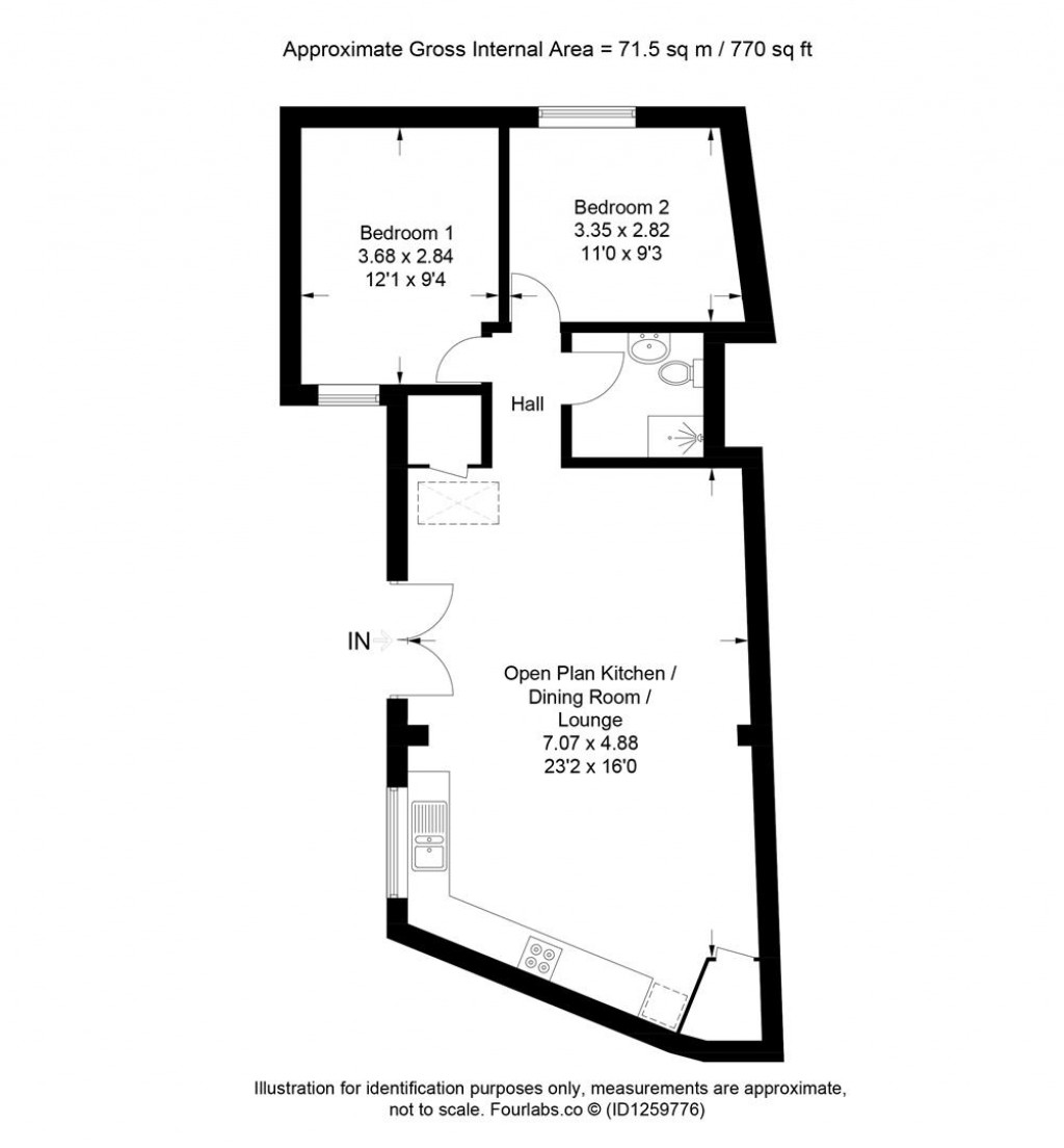 Floorplans For Swan Court, Bosvigo Road, Truro City