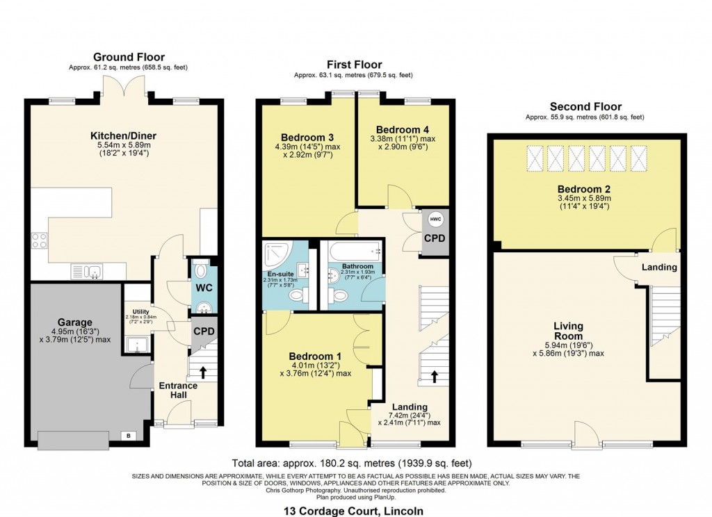 Floorplans For Cordage Court, Lincoln