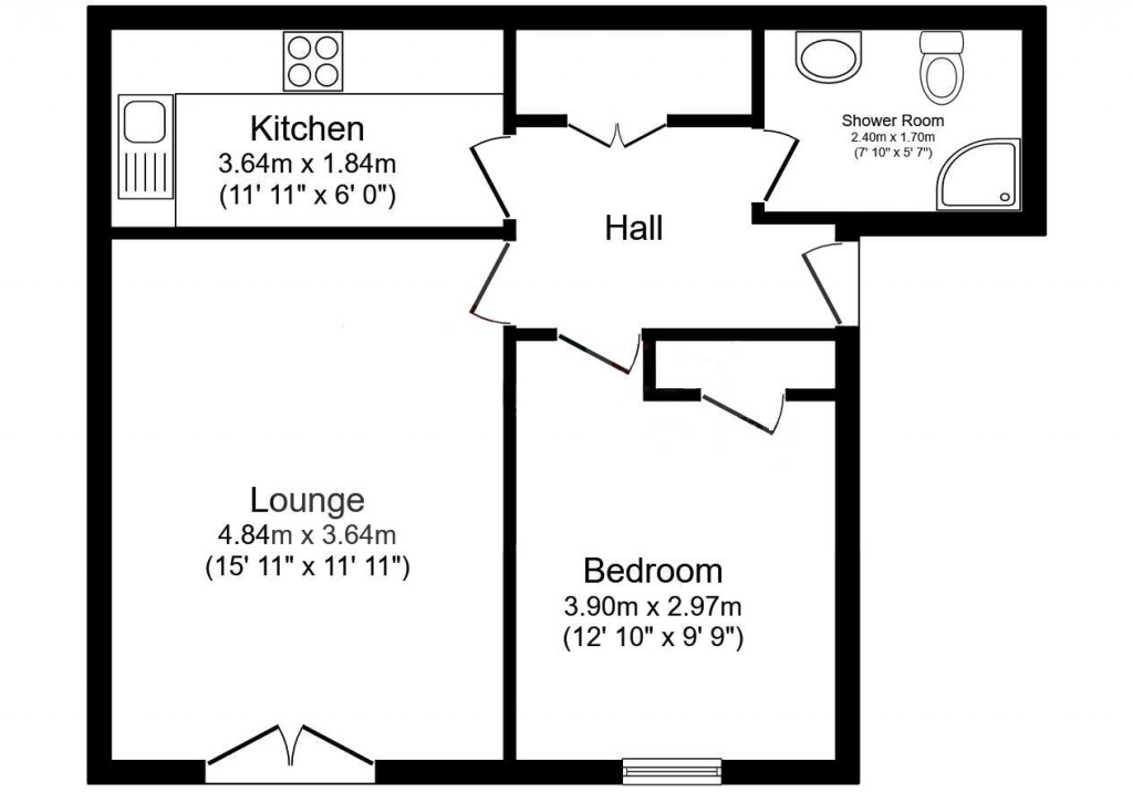 Floorplans For Radwinter Road, Saffron Walden