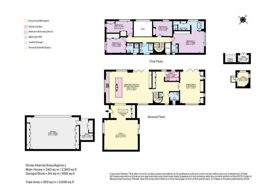 Floorplans For Manston, Sturminster Newton