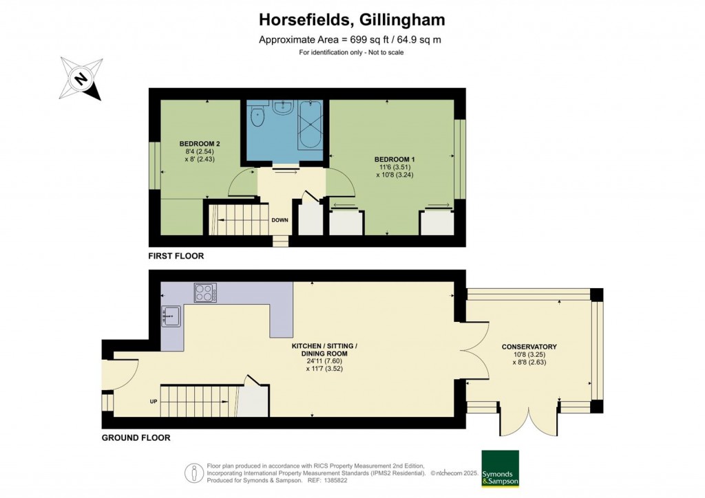 Floorplans For Horsefields, Gillingham