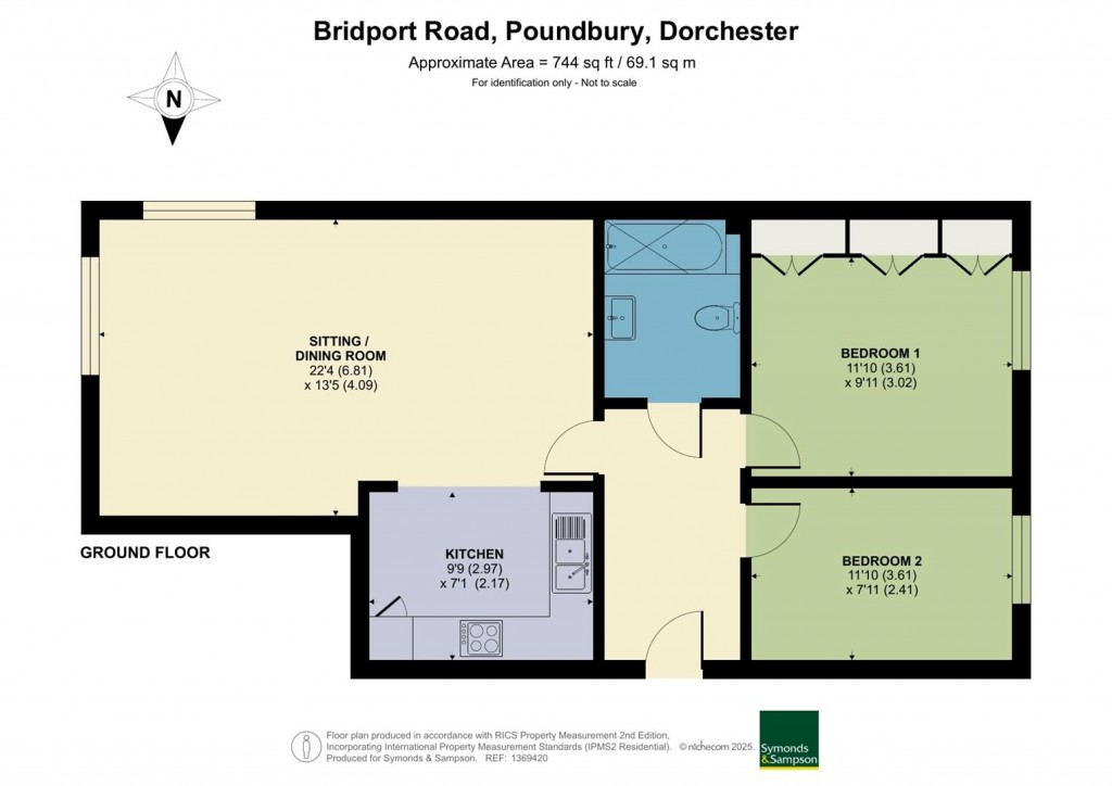 Floorplans For Bridport Road, Poundbury, Dorchester