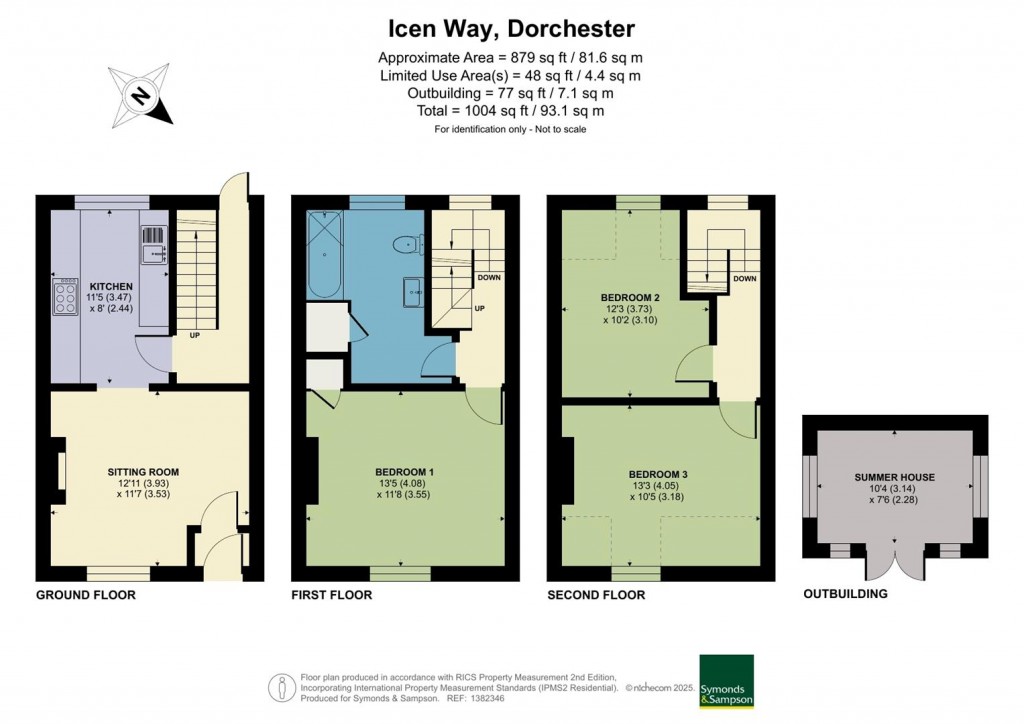 Floorplans For Icen Way, Dorchester