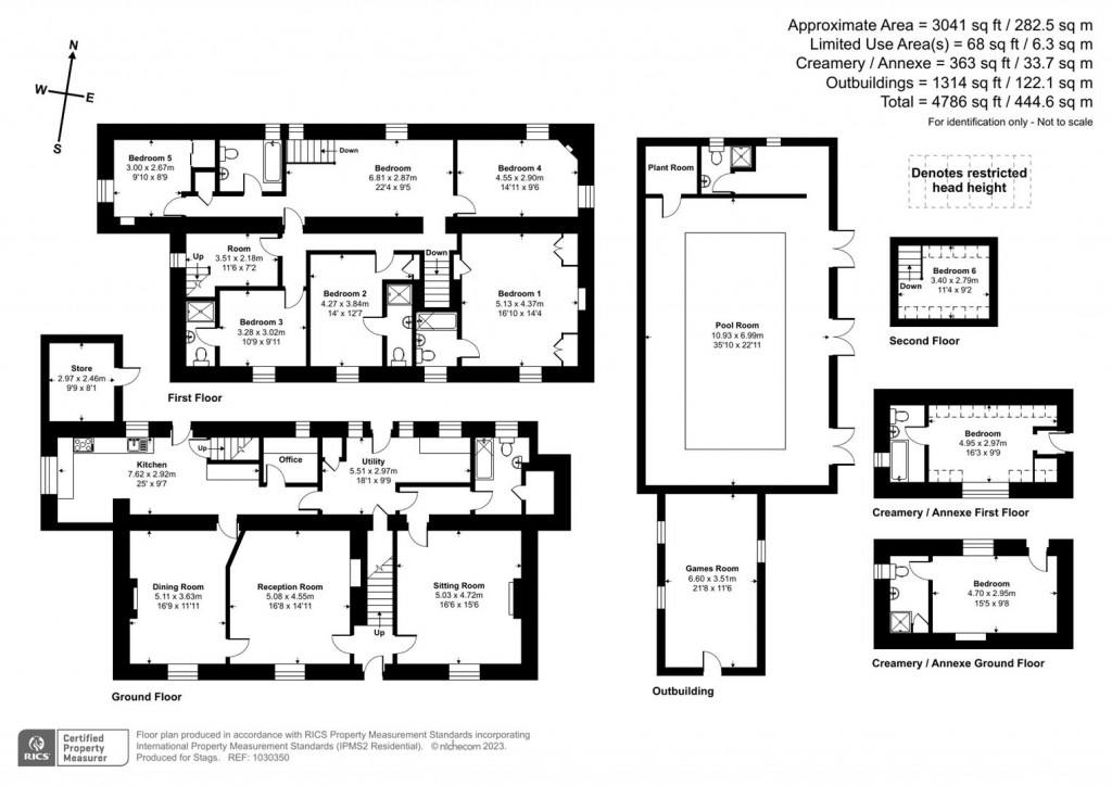 Floorplans For Chideock, Bridport