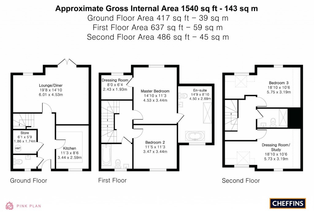 Floorplans For Kingsbridge Way, Kentford