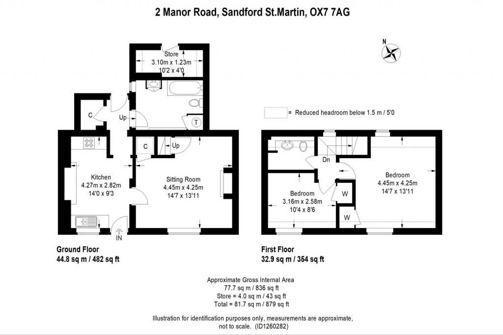 Floorplans For Sandford St Martin, Oxfordshire