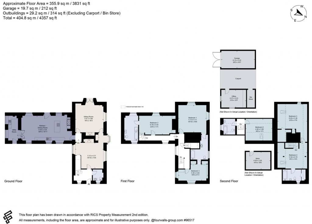 Floorplans For Idbury, Oxfordshire