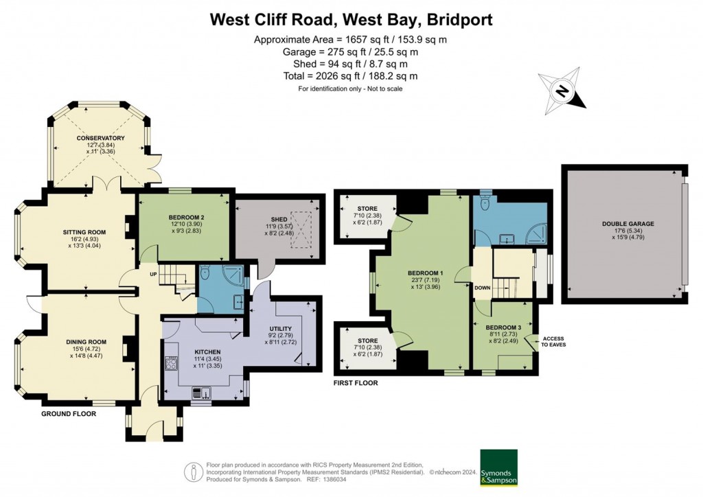 Floorplans For West Cliff Road, West Bay, Bridport