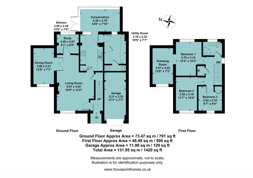 Floorplans For Avocet Way, Banbury