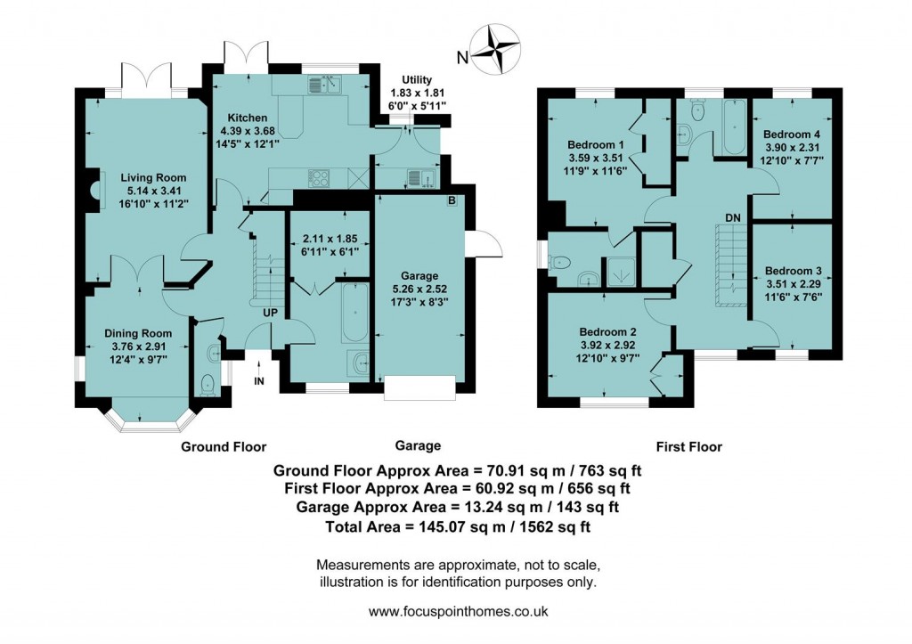 Floorplans For Lake Walk, Adderbury, Banbury