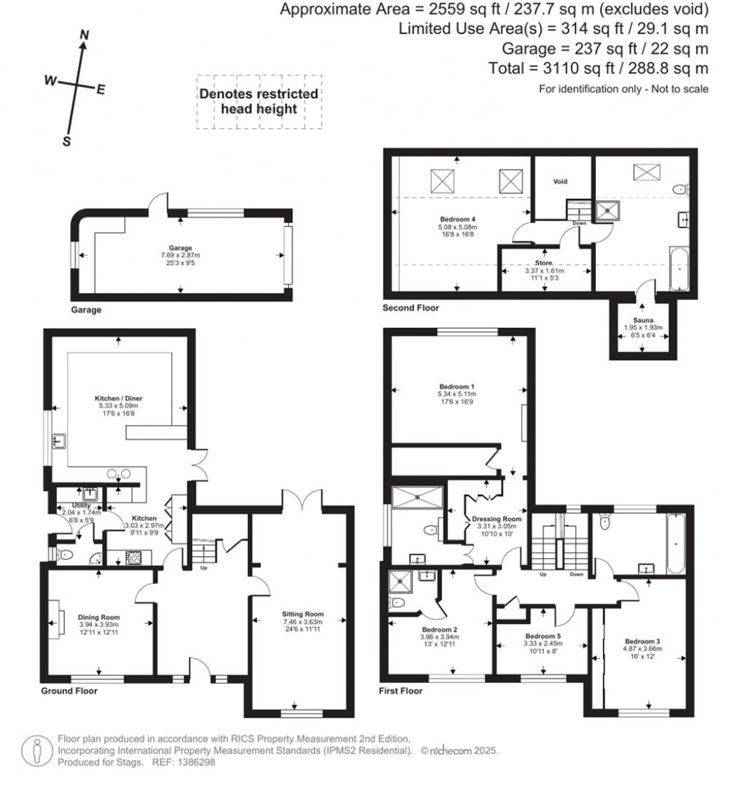 Floorplans For Combe Street Lane, Yeovil