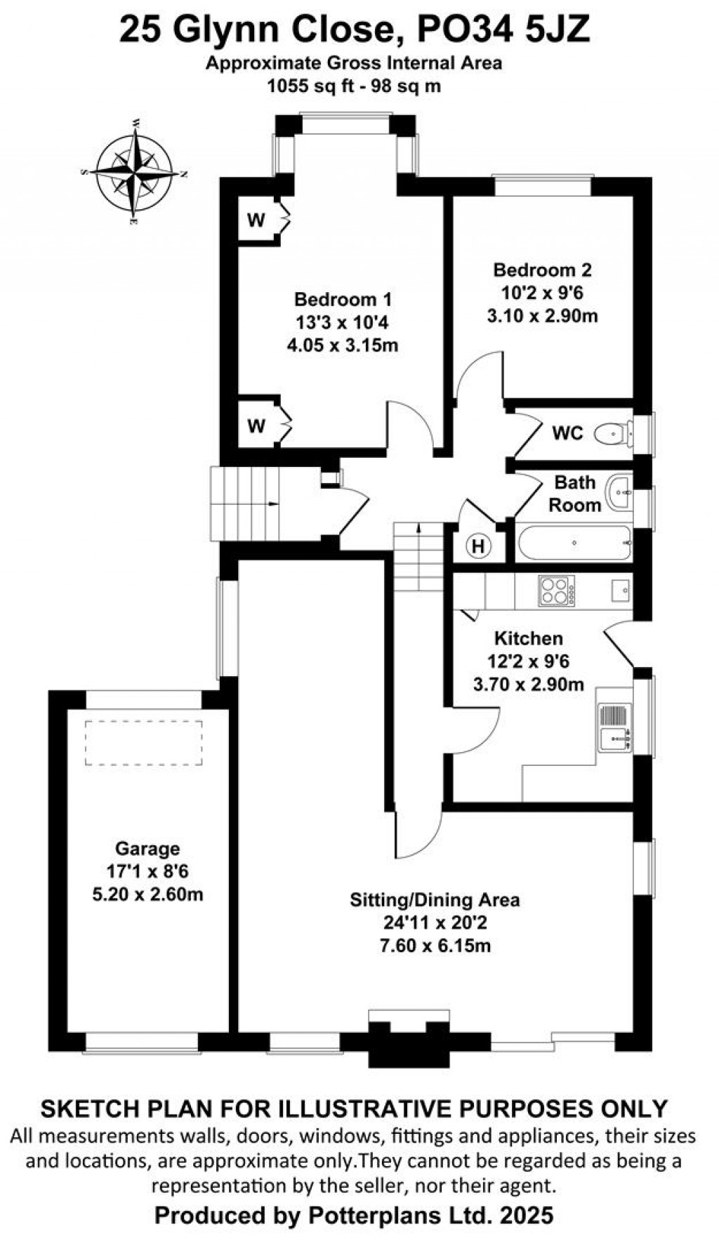 Floorplans For Seaview, Isle of Wight