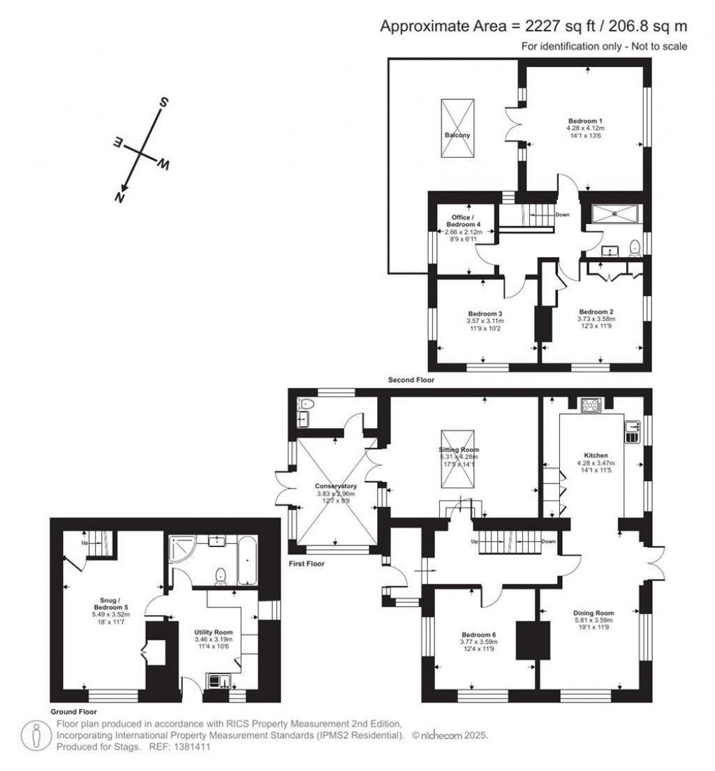 Floorplans For Moat Hill, Totnes