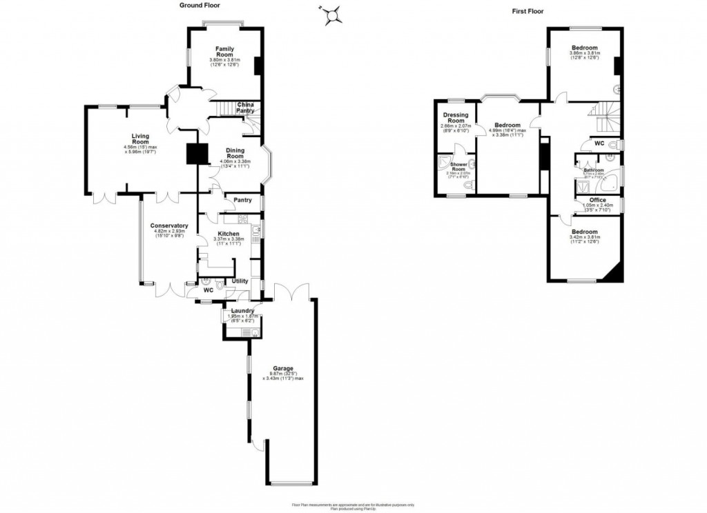 Floorplans For Halstead Road, Mountsorrel, Leicestershire