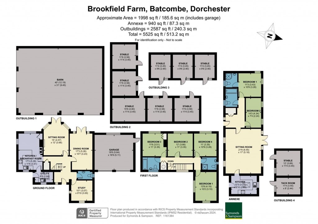 Floorplans For Batcombe, Dorchester