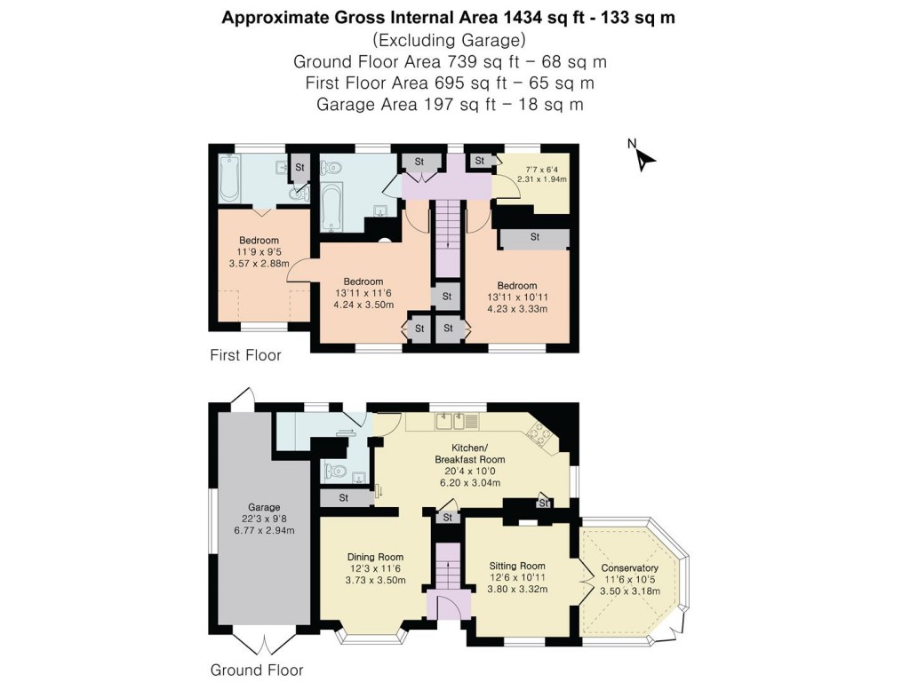 Floorplans For Belle Vue Road, Henley-On-Thames