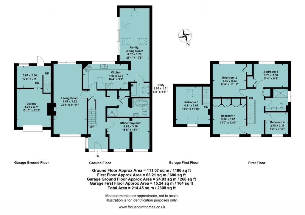 Floorplans For Lawrence Leys, Bloxham