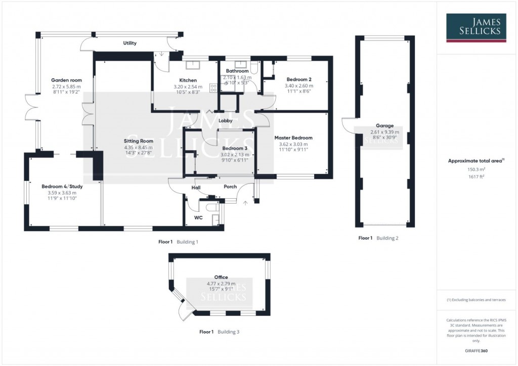 Floorplans For Fordview Close, Great Glen, Leicestershire